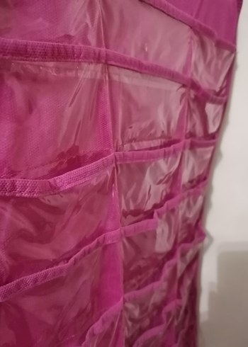 Parlak Pembe Çok Gözlü Dolap Düzenleyici - Görsel 2