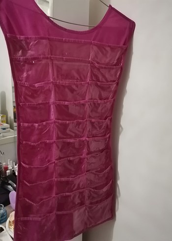 Parlak Pembe Çok Gözlü Dolap Düzenleyici - Görsel 3