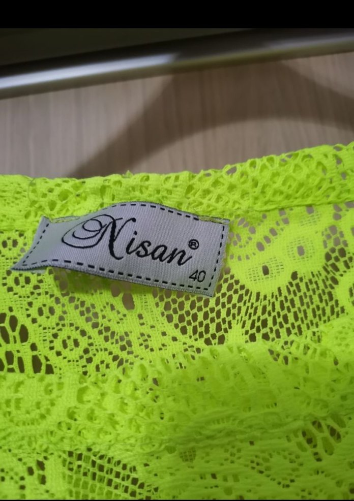 Yeşil Dantelli Bluz - Görsel 5