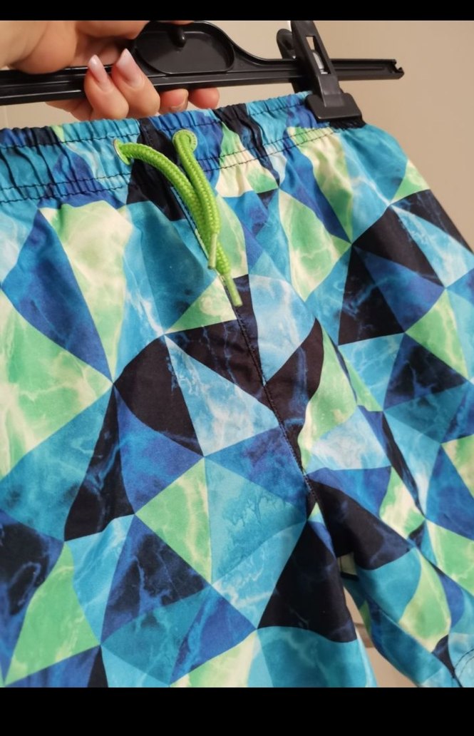 Erkek Çocuk Renkli Pilili Bağcıklı Şort - Görsel 3