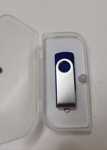 Mavi Metal USB Flash Bellek IKAS 32gb - Görsel 2