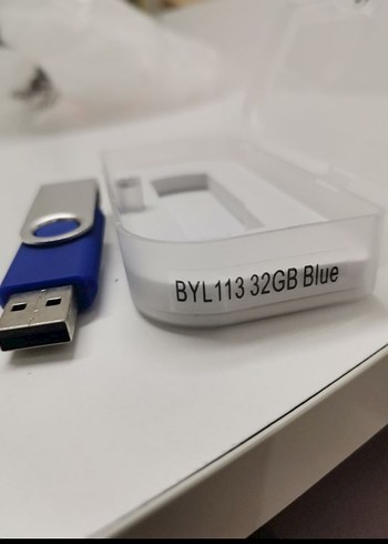 Mavi Metal USB Flash Bellek IKAS 32gb - Görsel 4