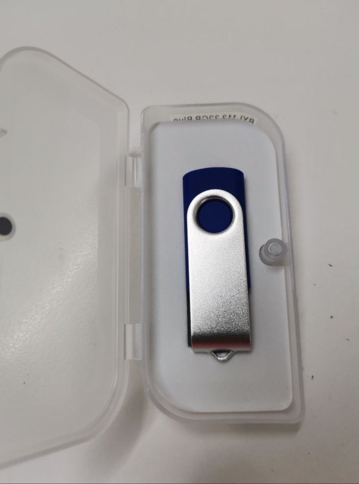 Mavi Metal USB Flash Bellek IKAS 32gb - Görsel 2