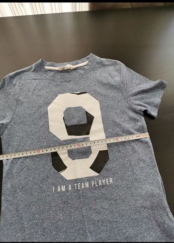 Gri Erkek Çocuk Baskılı Kısa Kollu Tişört - Görsel 5