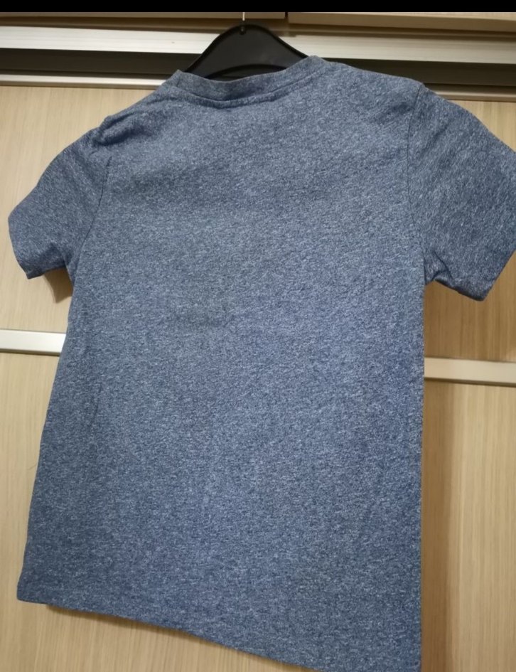 Gri Erkek Çocuk Baskılı Kısa Kollu Tişört - Görsel 3