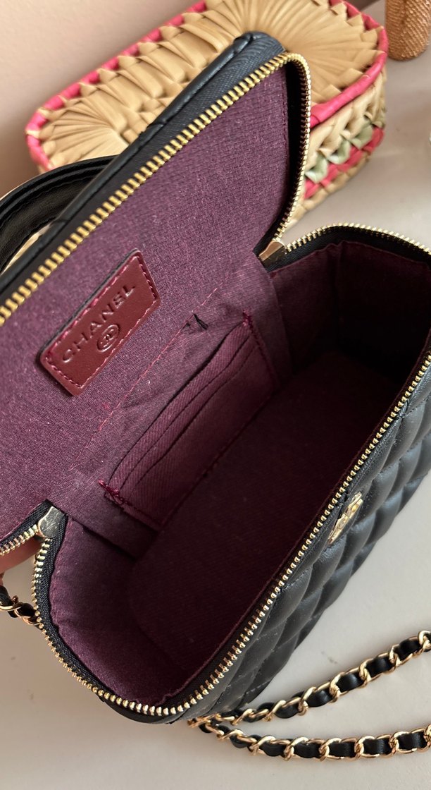 Chanel Siyah Kapitone Mini Çanta — görsel 3/5