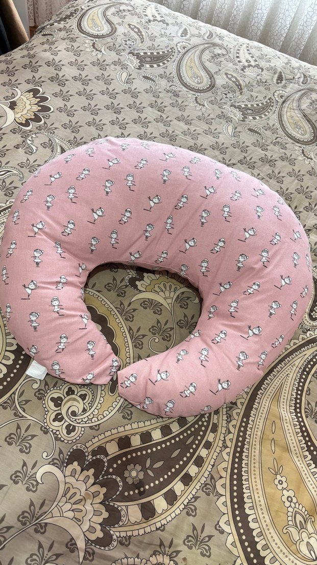 Pastel Pembe Bebek Emzirme Yastığı — görsel 4/4