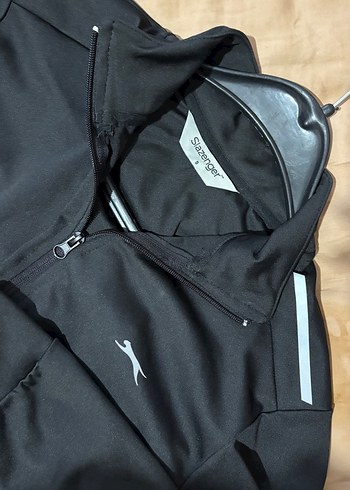 Slazenger Siyah Spor Fermuarli Ceket