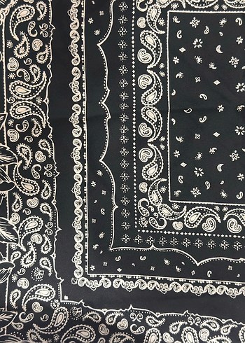 Pull and Bear Siyah Bandana
