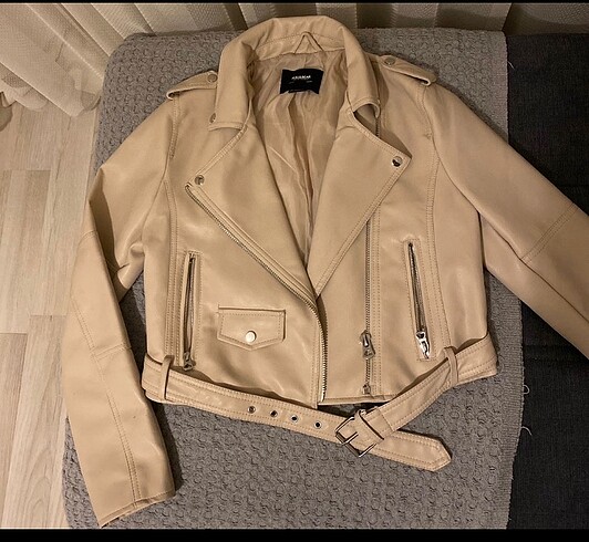 Pull and bear deri ceket