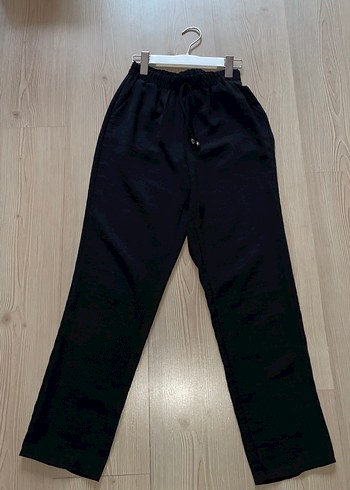 Zara Siyah Rahat Kesim Pantolon