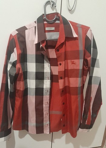 Burberry Kirmizi Ekose Uzun Kollu Gomlek