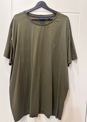 Gant 4xl Haki Bisiklet Yaka Tisort