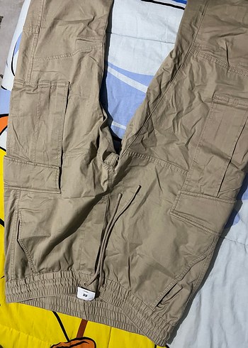 H&M Bej Kargo Pantolon Rahat Ve Sik
