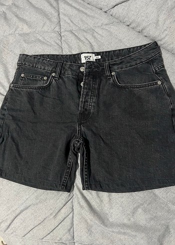 Diğer Yurtdisi 157 Orj Koyu Gri Denim Sort