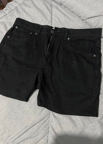 Diğer Siyah Denim Sort