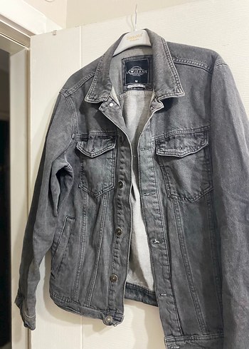 LC Waikiki Koyu Gri Denim Ceket