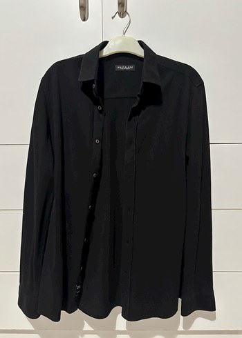 Mavi Jeans Siyah Minimal Uzun Kollu Gomlek