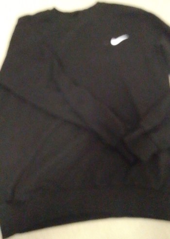 Nike Siyah Bisiklet Yaka Sweatshirt
