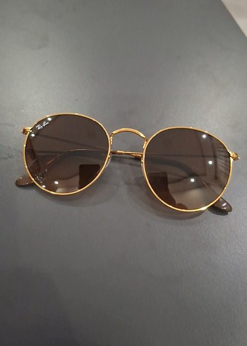 Ray Ban Altin Cerceveli Yuvarlak Gunes Gozlugu