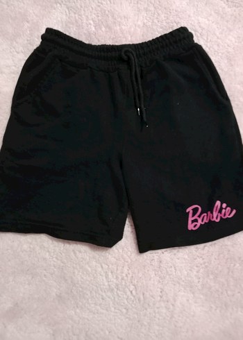 Diğer Barbie Yazili Siyah Sort