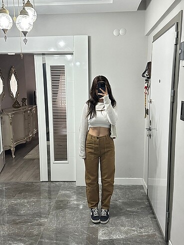 H&M kahverengi pantolon