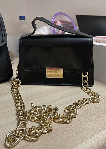 Diğer Sik Siyah Mini Canta