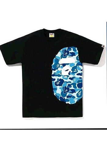 Diğer Bape Camo Ape Head Siyah Tisort