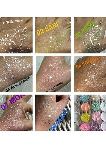 Glitter Jel Mineralli 