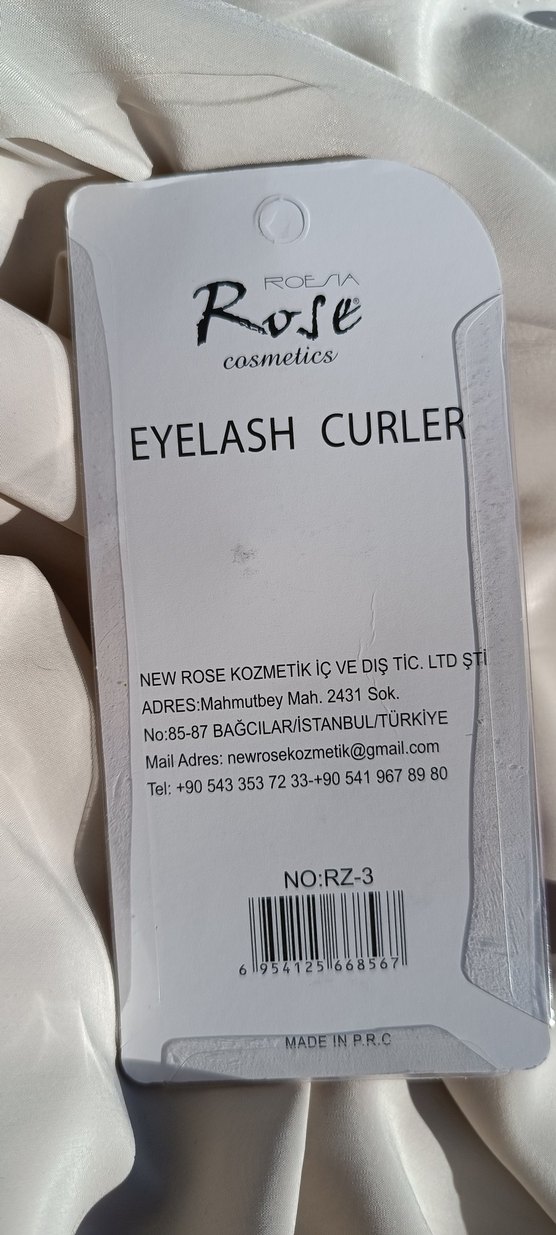 Renkli Mor Kirpik Kıvırıcı RZ-3 - Görsel 4
