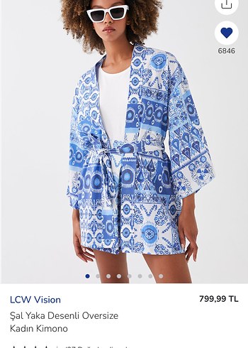xxl Beden mavi Renk Mavi Desenli Kemerli kimono
