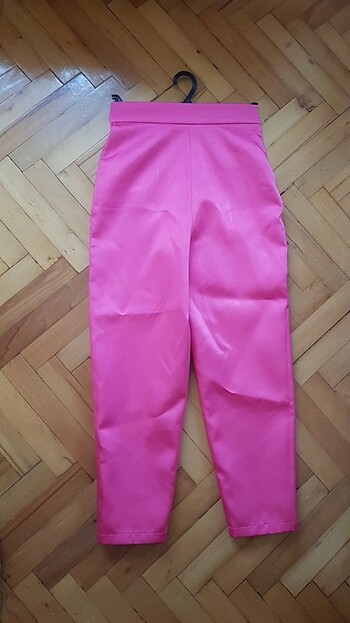 34 Beden pembe Renk Barbie Fusya pembe Saten pantalon