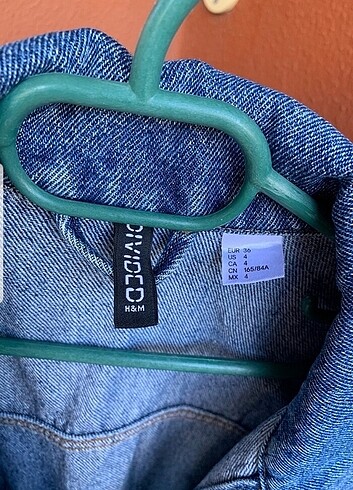 36 Beden lacivert Renk H&M kot ceket 