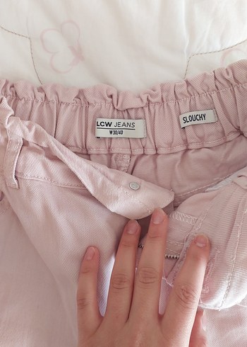 LC Waikiki Lcw Pastel Pembe Rahat Jean Pantolon