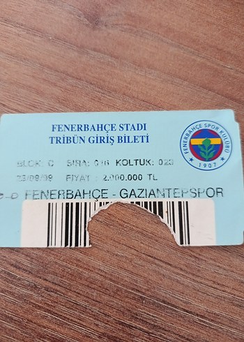 Fenerbahçe Fenerbahce Stadyumu Giris Bileti