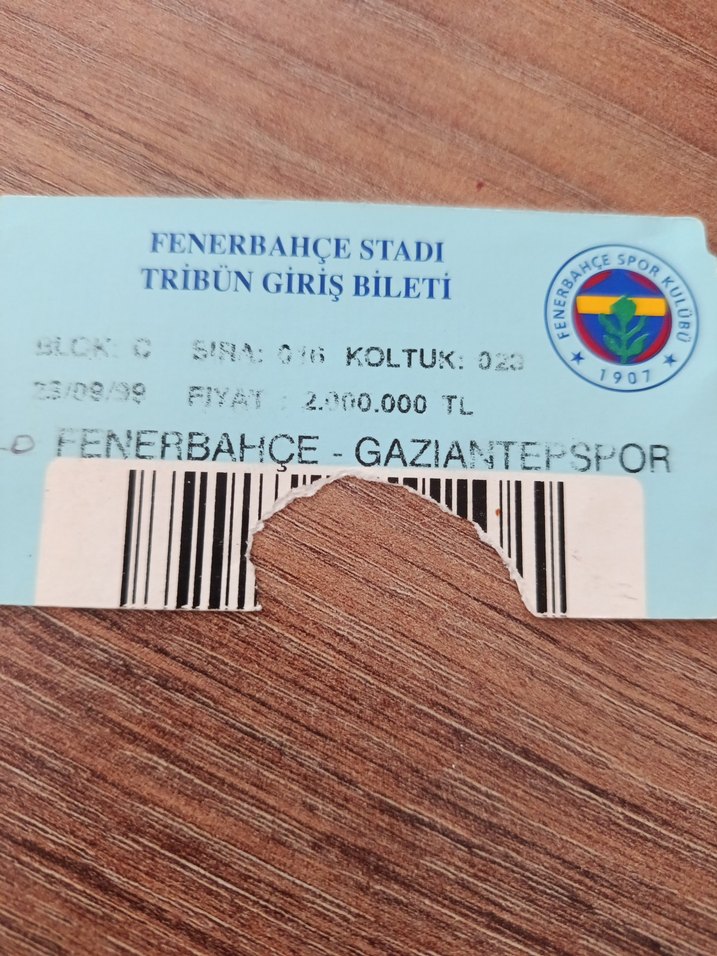 Fenerbahçe Stadyumu Giriş Bileti — görsel 3/6