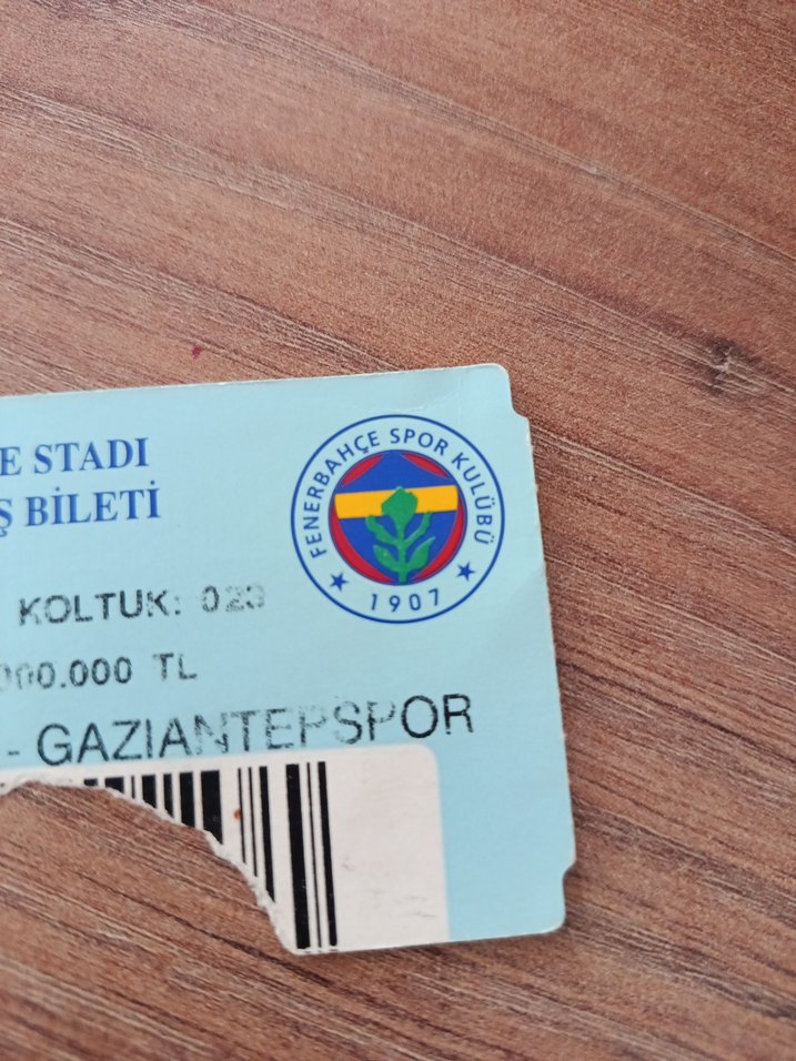Fenerbahçe Stadyumu Giriş Bileti — görsel 5/6