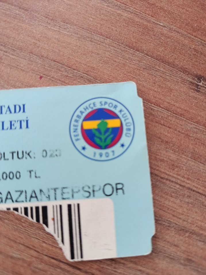 Fenerbahçe Stadyumu Giriş Bileti — görsel 4/6