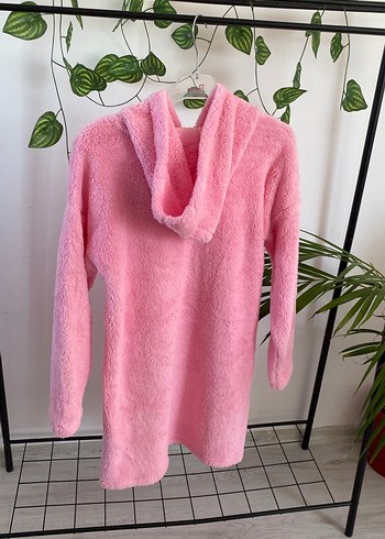 Penti Kız Çocuk Pembe Kapüşonlu sabahlık - Görsel 3