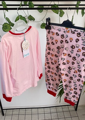 Penti Pembe harry potter Baskılı Çocuk Pijama Takımı 3-4 yas - Görsel 4