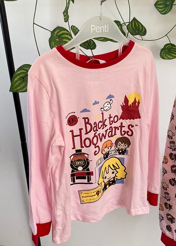 Penti Pembe harry potter Baskılı Çocuk Pijama Takımı 3-4 yas - Görsel 2