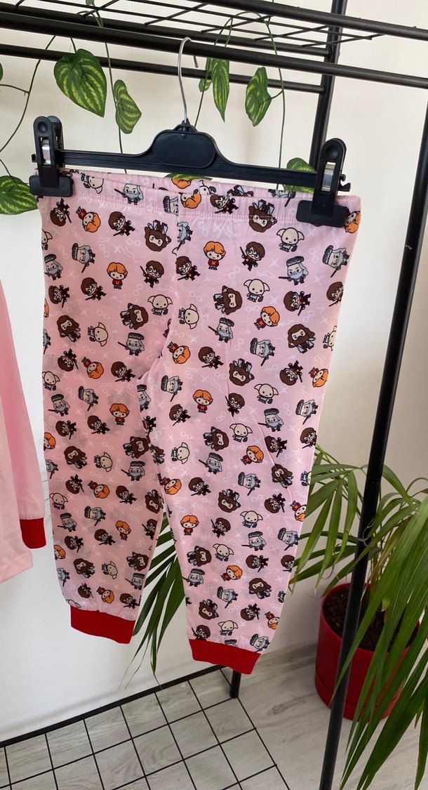 Penti Pembe harry potter Baskılı Çocuk Pijama Takımı 3-4 yas - Görsel 3