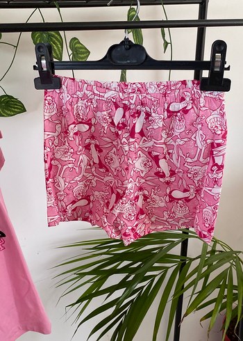 Penti Kız Çocuk Pembe Looney Tunes Pijama Takımı 7-8Yaş - Görsel 3