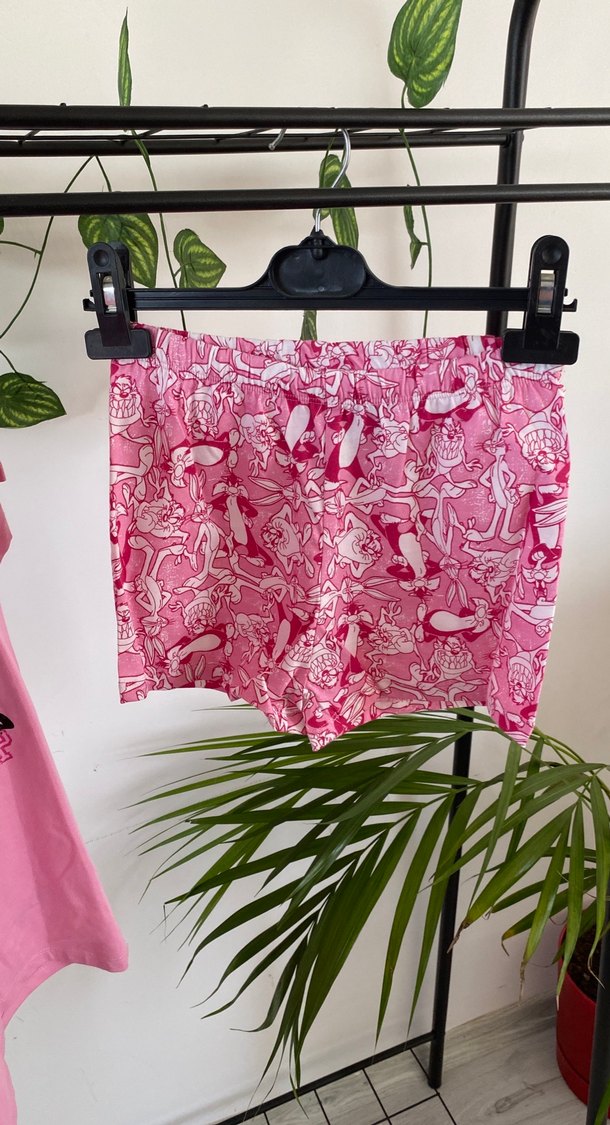 Penti Kız Çocuk Pembe Looney Tunes Pijama Takımı 7-8Yaş - Görsel 3