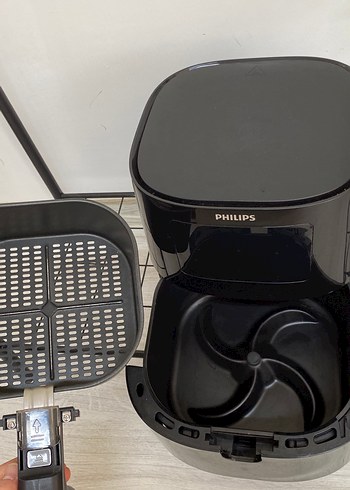 Philips Siyah Elektrikli Izgara ve Fritöz Airfryer - Görsel 9