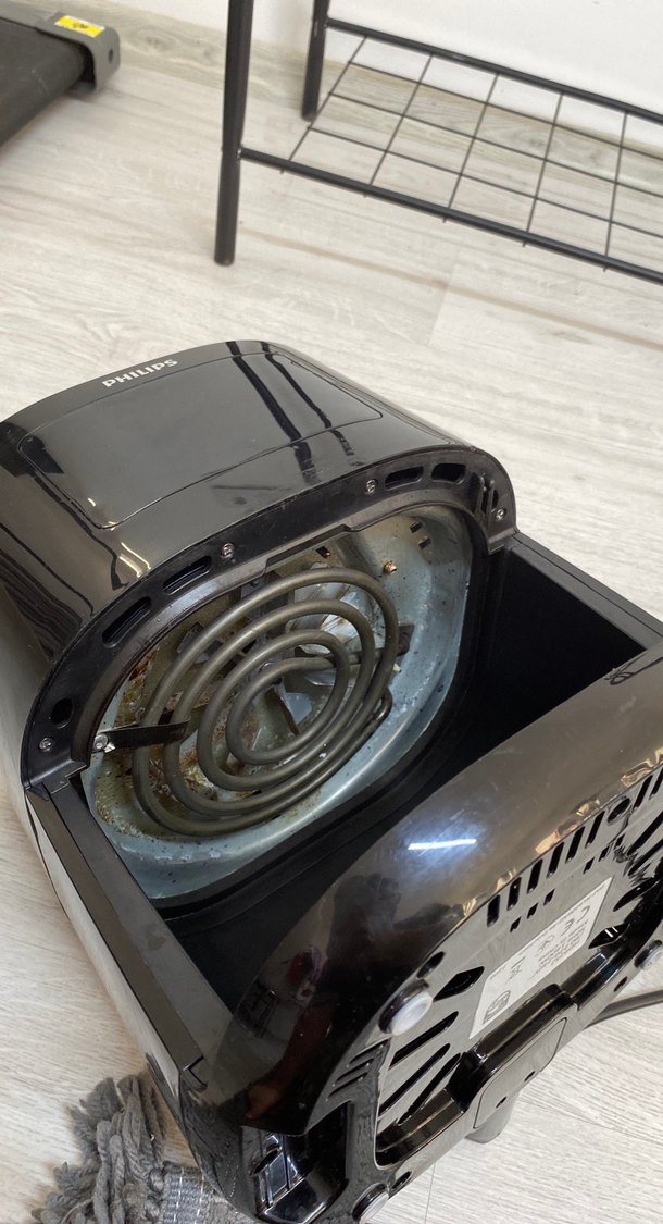 Philips Siyah Elektrikli Izgara ve Fritöz Airfryer - Görsel 3