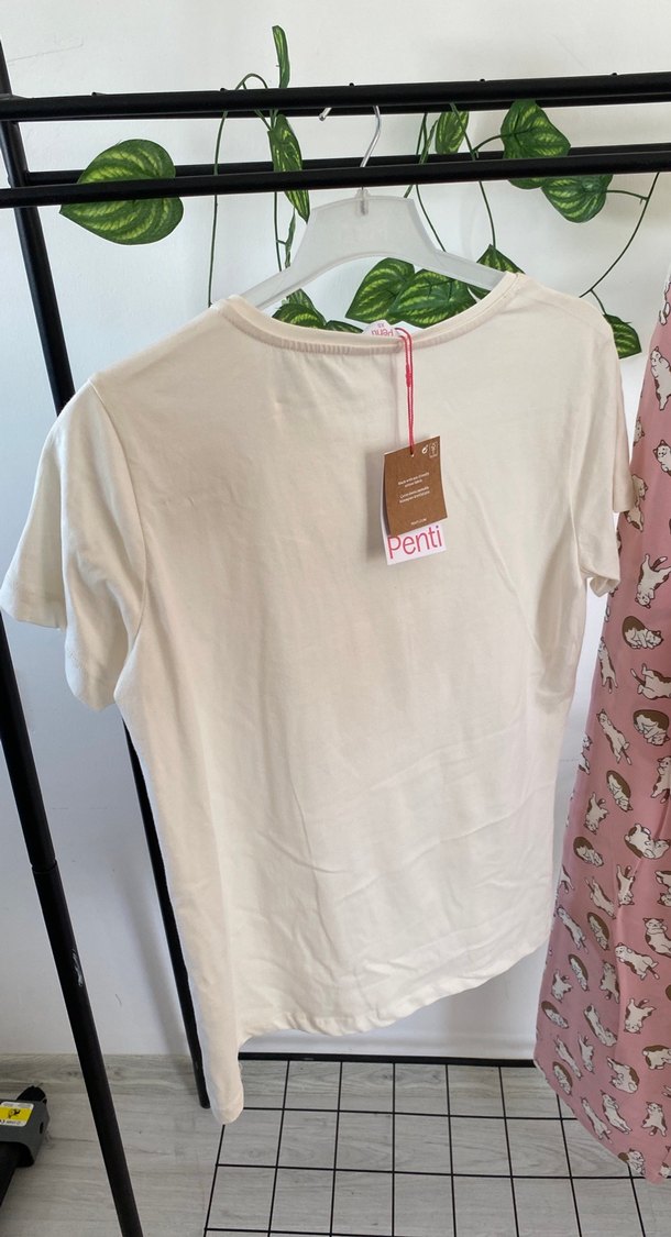 Penti Rahat Kesim Pembe kedi Baskılı Kadın Pijama Takımı - Görsel 5