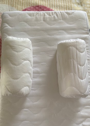 Beyaz Bebek reflü Uyku Minderi ve Destek Yastıkları - Görsel 3