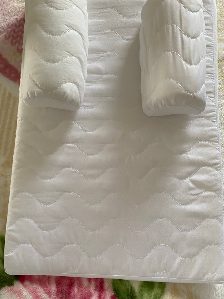 Beyaz Bebek reflü Uyku Minderi ve Destek Yastıkları - Görsel 2