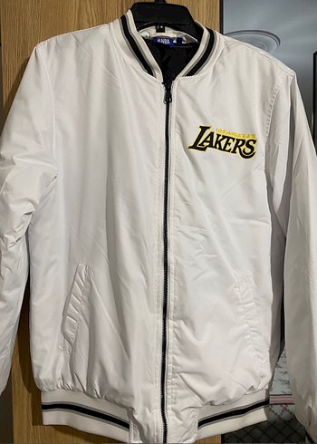 LC Waikiki Nba Los Angeles Lakers Beyaz Bomber Mont